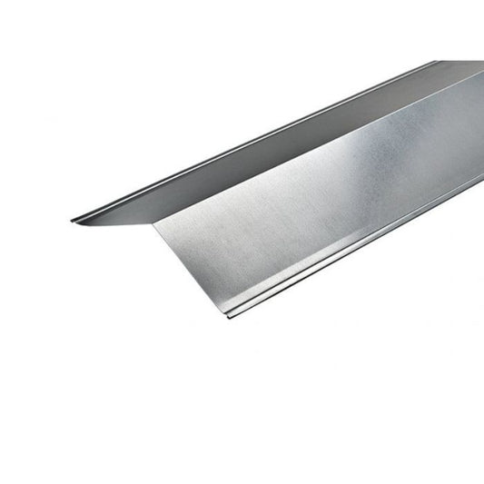 Cladco Metal Plain Galvanised Ridge Flashing - All Sizes