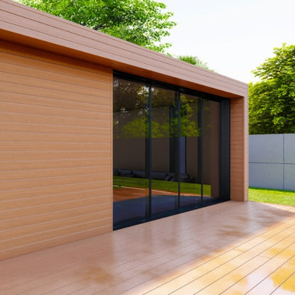 C-Clad Capped Composite Woodgrain Effect Cladding Board 21mm x 150mm x 3.6m - All Colours