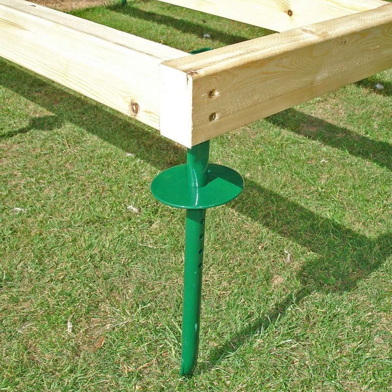 Shire Pressure Treated Shed Base w/ Height Adjustable Powder Coated Ground Spikes