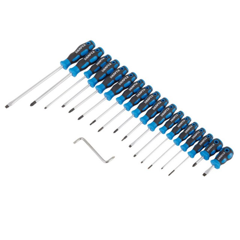 Soft Grip Screwdriver Set - (19 Piece)