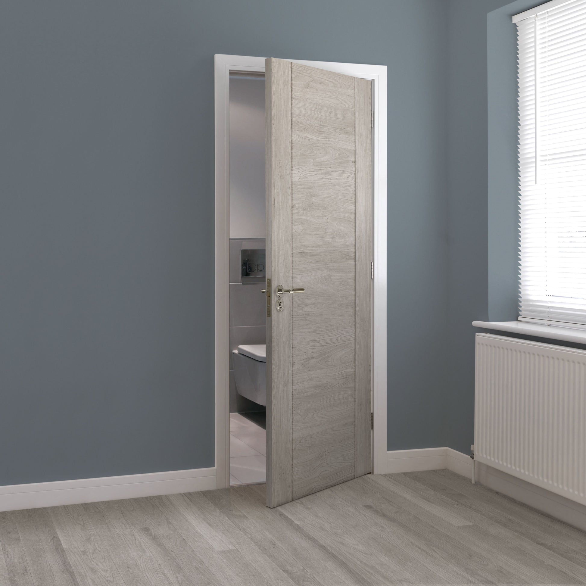 Image for JB Kind Alabama Fumo Wood Effect Laminate Internal Fire Door