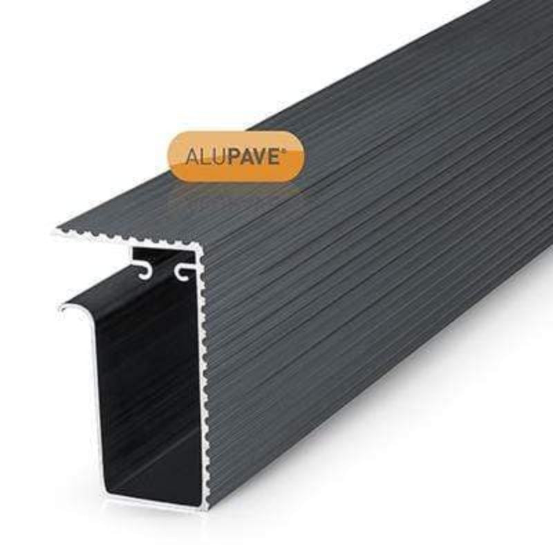 Alupave Fireproof Flat Roof & Decking Side Gutter - All Options