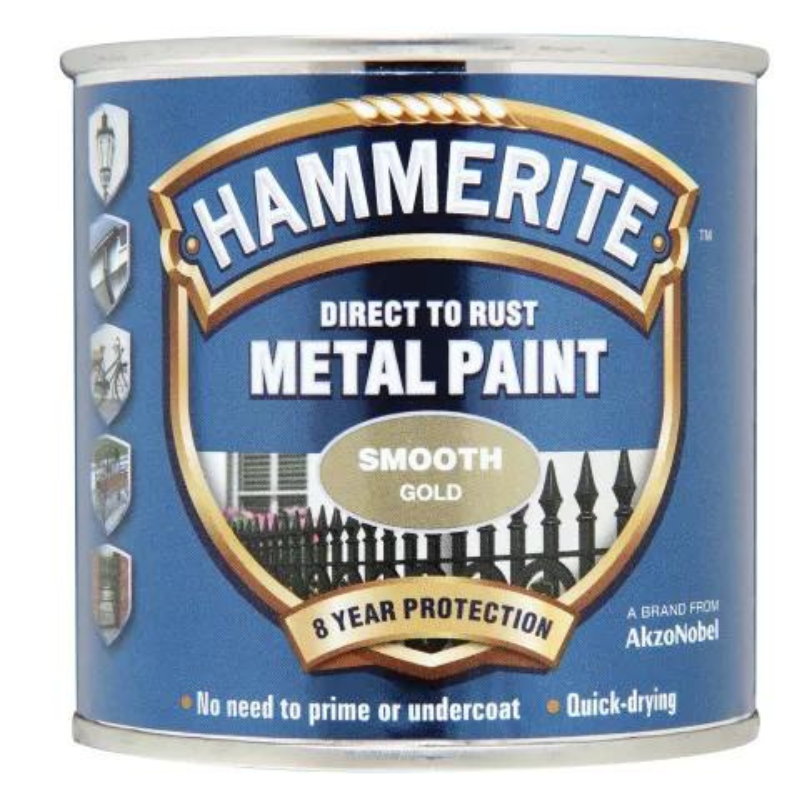 Hammerite Direct to Rust Smooth Finish Metal Paint - All Colours - All Sizes