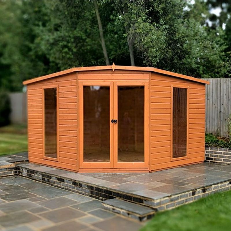 Shire Barclay Shiplap Corner Summerhouse - All Sizes