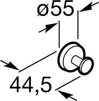 Image for Roca Roc Twin Robe Hook