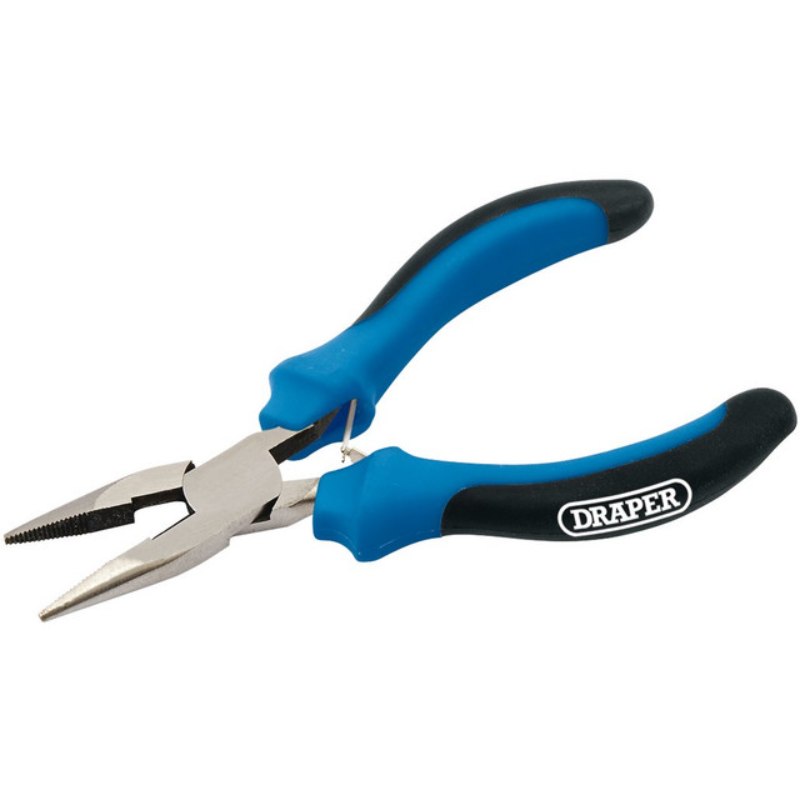 Soft Grip Long Nose Mini Pliers - 125mm