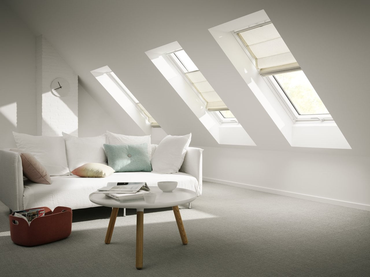 Image for VELUX GPL FK08 2070 White Painted Top Hung Window 66x140cm