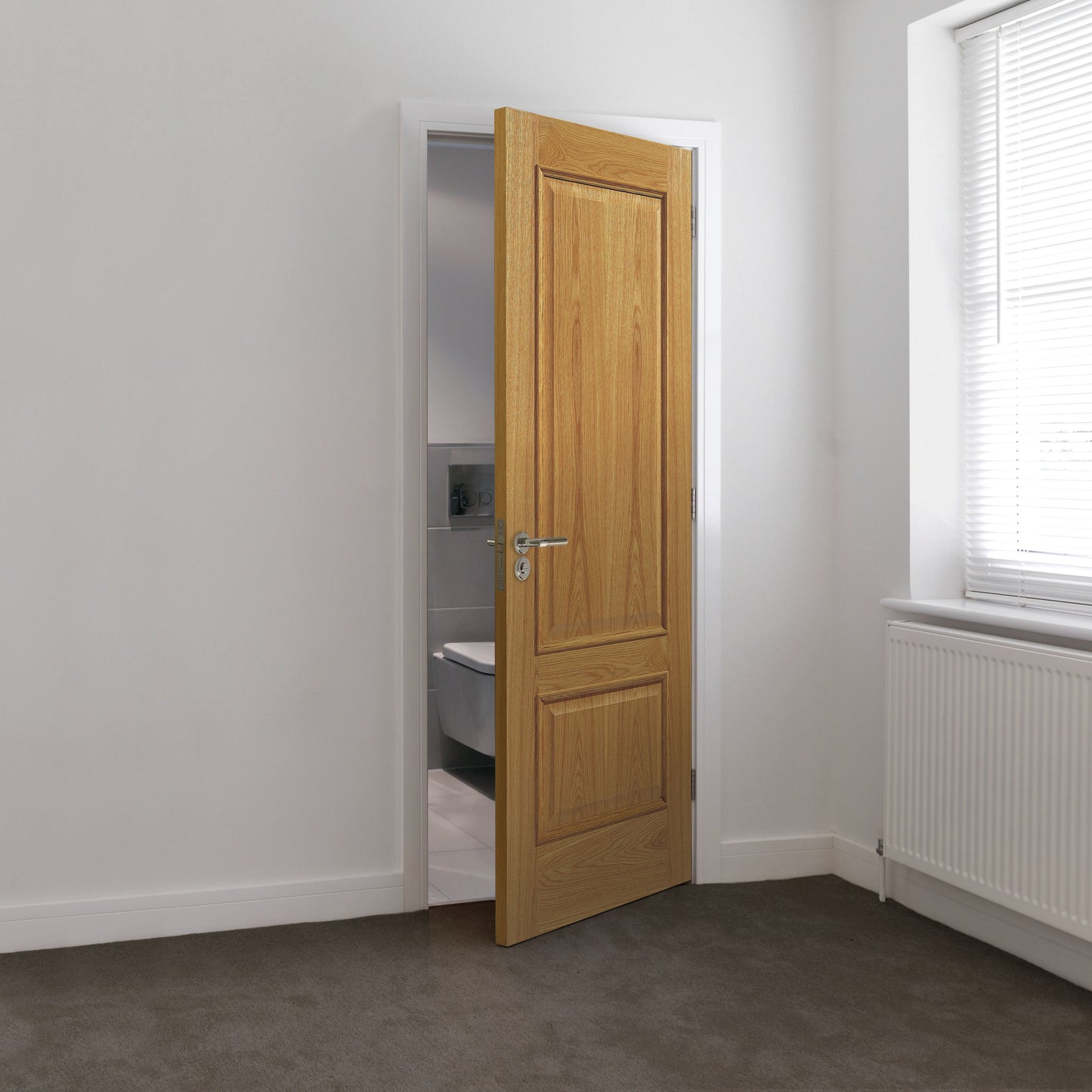 Image for JB Kind Traditional 12M Oak Unfinished Internal Door