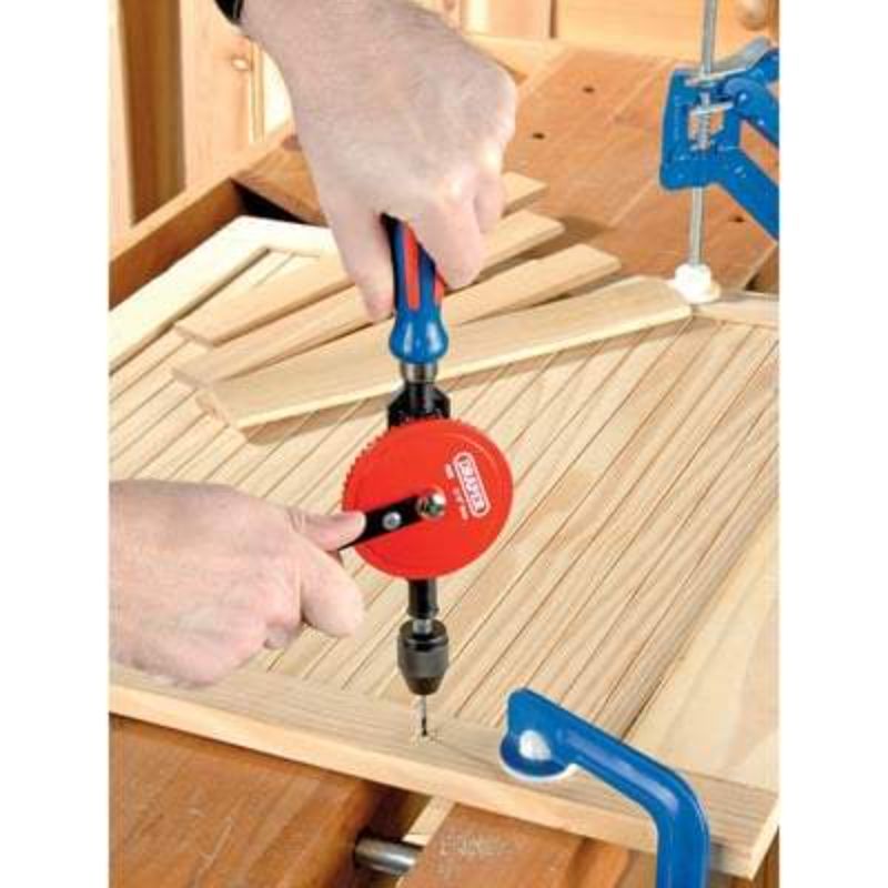 Draper Chuck Double Pinion Hand Drill