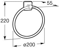 Image for Roca Victoria Towel Ring