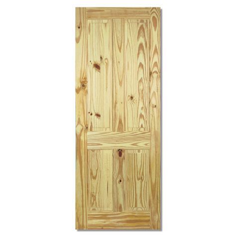 Image for LPD Knotty Pine 4 Panel Internal Door