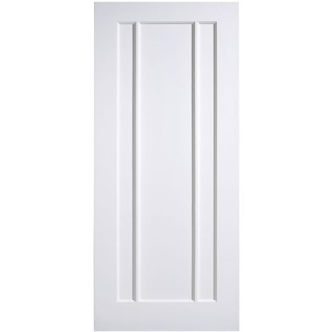 Image for LPD Lincoln White Primed Composite 3 Panel Internal Door