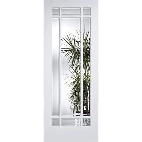 Image for LPD Manhattan White Composite Glazed Internal Door