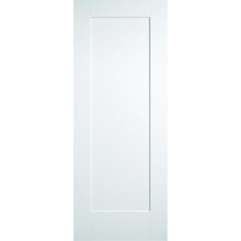 Image for LPD Shaker White Primed Composite 1 Panel Internal Door