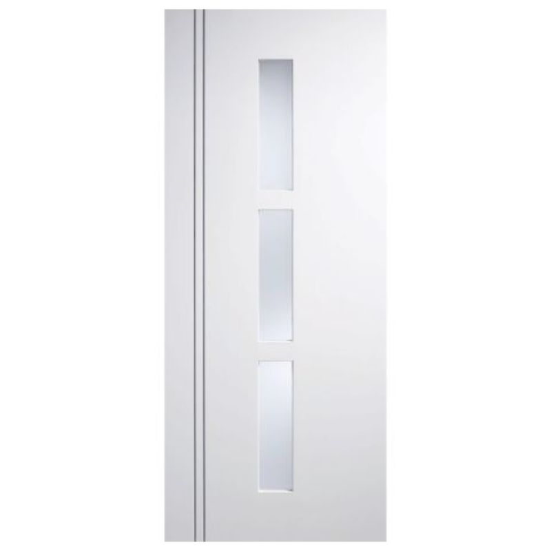 LPD Sierra Blanco White Glazed Internal Door 78in x 27in x 35mm (1981 x 686mm)