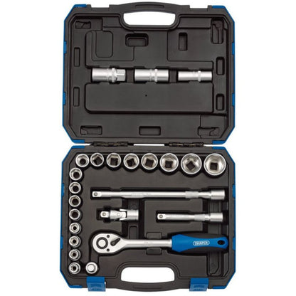 Draper Metric Socket Set - 1/2" Square Drive - (24 Pieces)