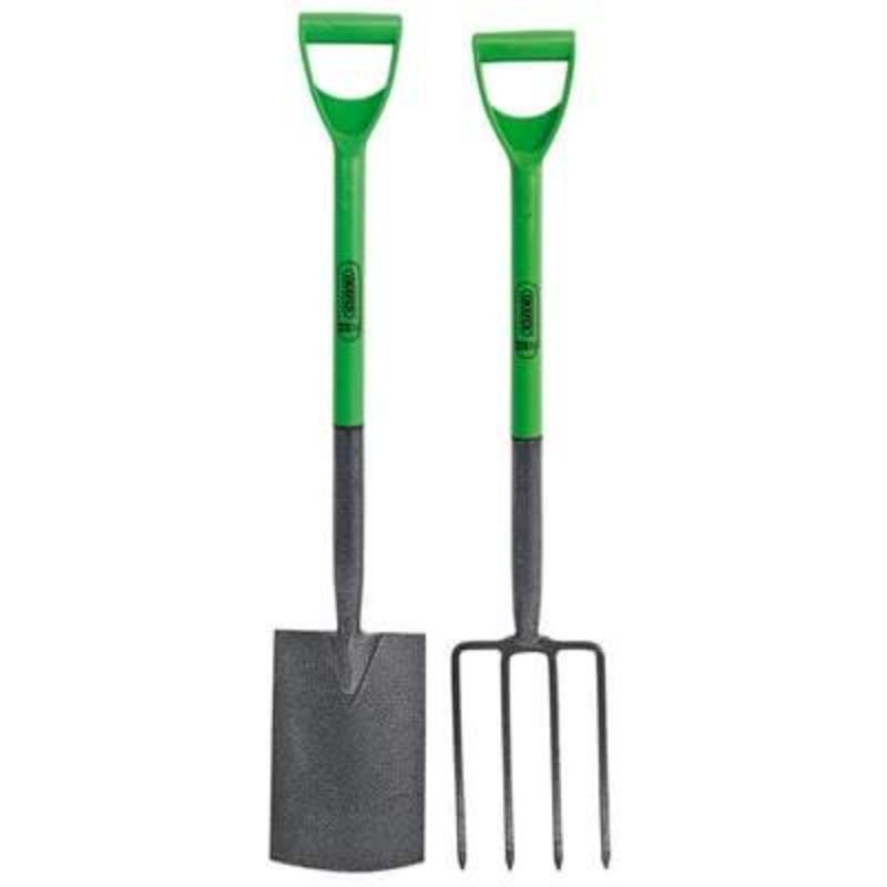 Draper Carbon Steel Garden Fork and Spade Set