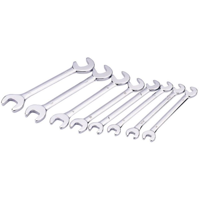 Draper Metric Midget Open End Spanner Set - (8 Piece)