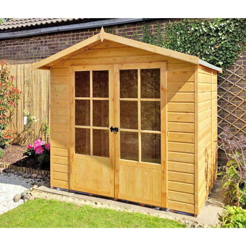 Shire Lumley Shiplap Summerhouse - 7ft x 5ft