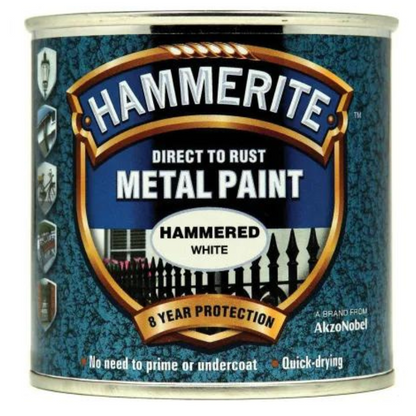 Hammerite Direct to Rust Hammered Finish Metal Paint - All Colours - All Sizes