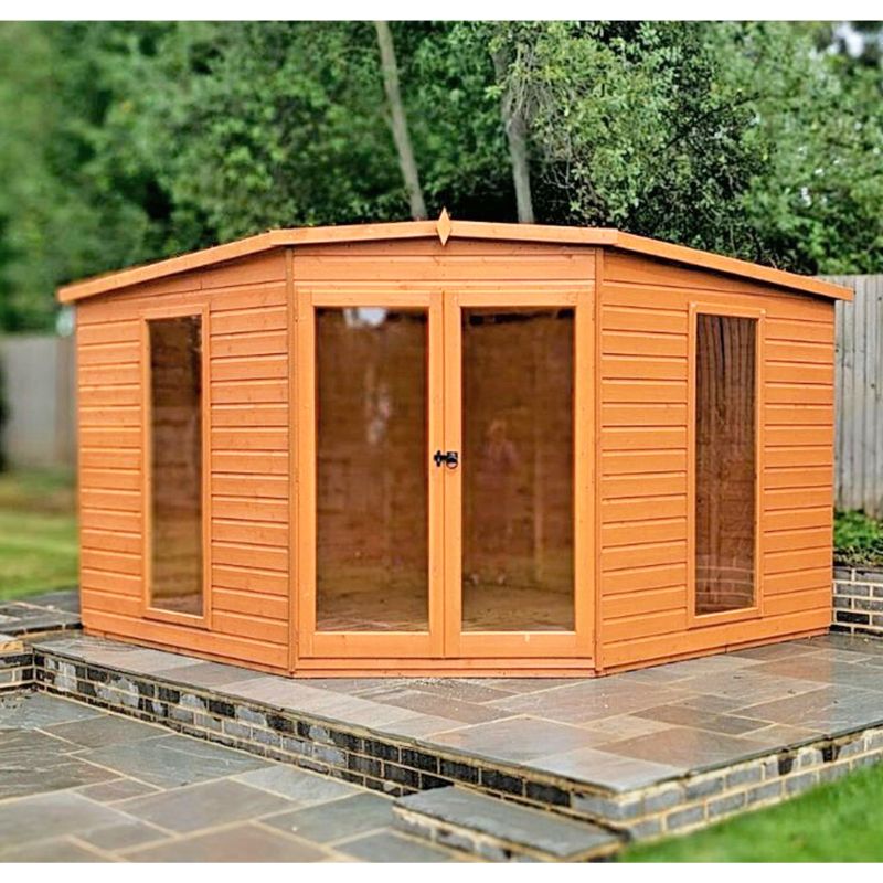 Shire Barclay Shiplap Corner Summerhouse - All Sizes