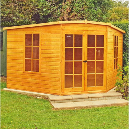 Shire Hampton Shiplap Corner Summerhouse - All Sizes