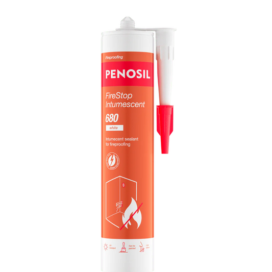 Penosil Fire Stop Intumescent Sealant 680 - White x 300ml (Box of 24)