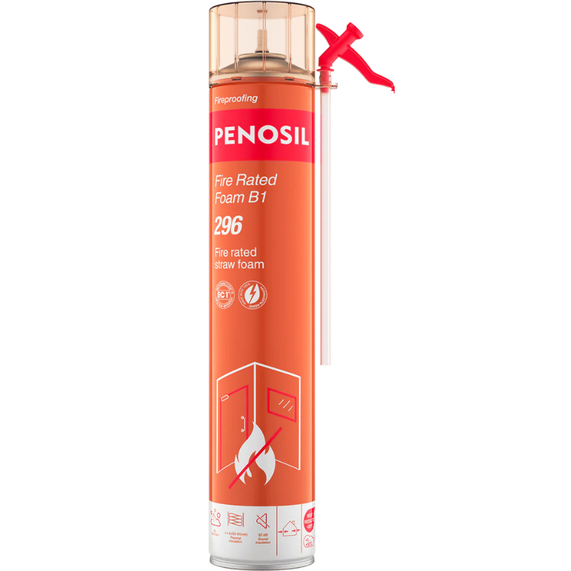 Penosil Fire Rated Handheld Foam B1 296 - Pink x 760ml