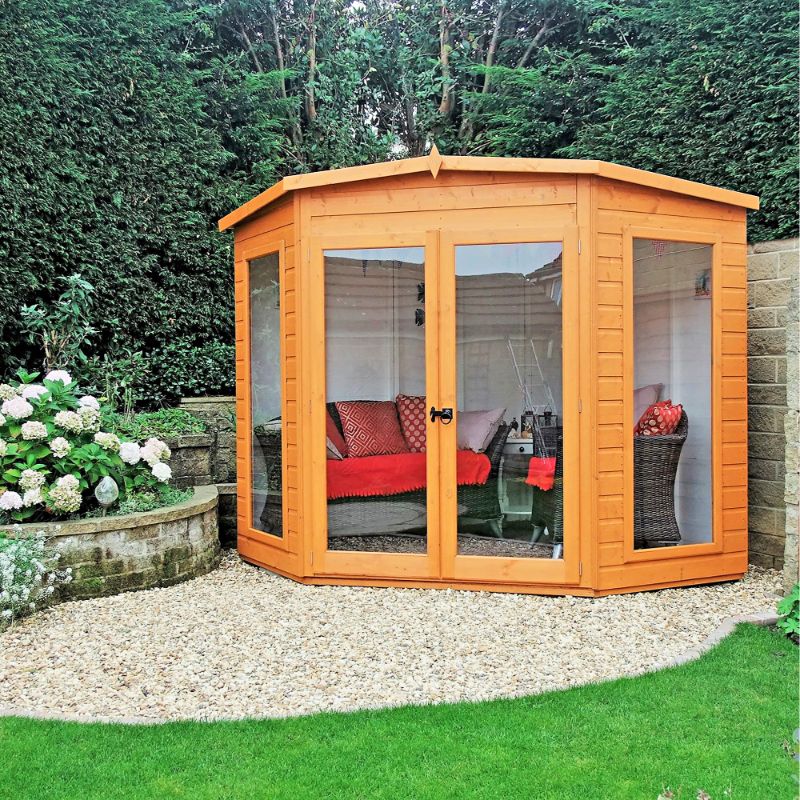 Shire Barclay Shiplap Corner Summerhouse - All Sizes