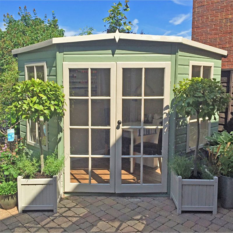 Shire Hampton Shiplap Corner Summerhouse - All Sizes