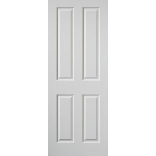 JB Kind White Textured 4 Moulded Panel Canterbury Internal Fire Door 1981 X 610 X 44mm