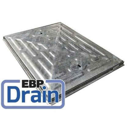 EBP Single Seal Solid Top Galvanised Manhole Cover - All Sizes