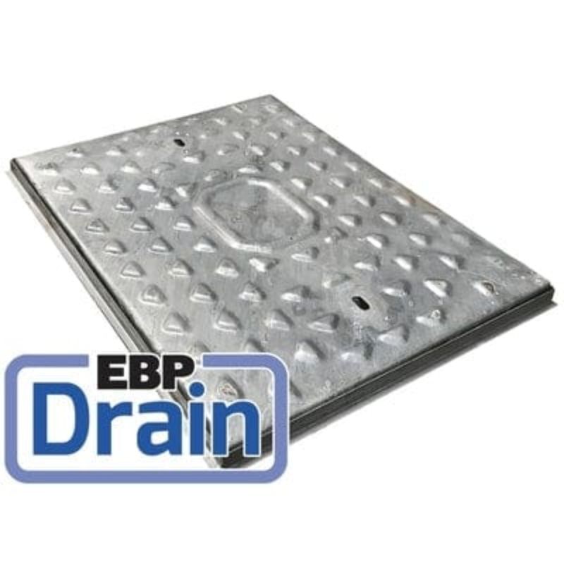 EBP Single Seal Solid Top Galvanised Manhole Cover - All Sizes