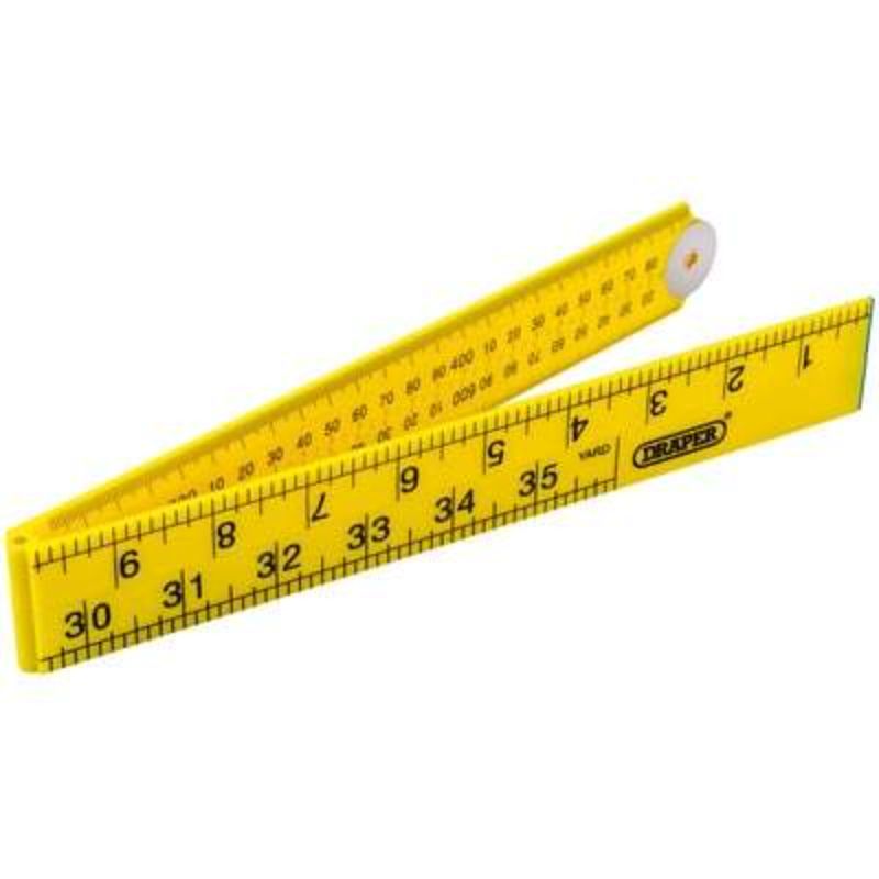 Draper Plastic Folding Ruler