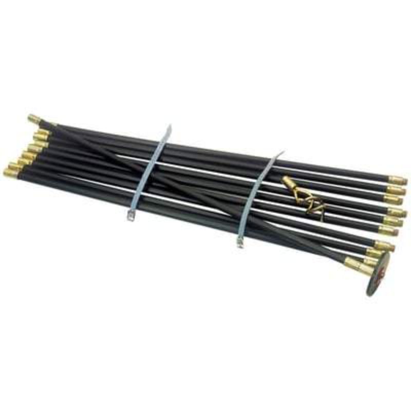 Draper Polypropylene Drain Rod Set - (12 Pieces)