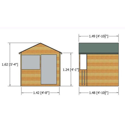 Shire 5 x 4 Club Playhouse