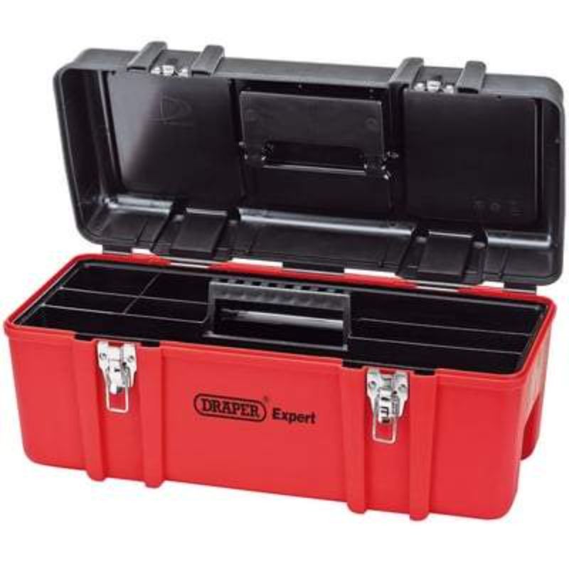 Draper Plastic Tool Box with Tote Tray