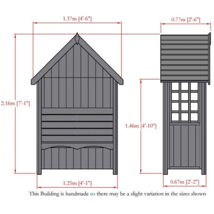 
Shire 4 x 2 Mimosa Arbour 
