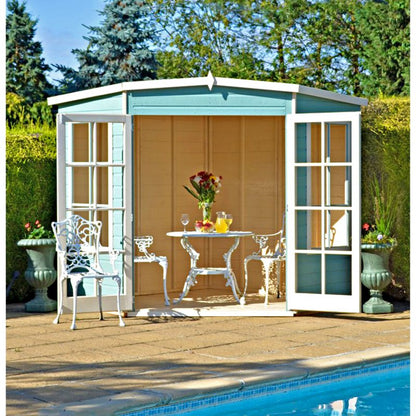 Shire Hampton Shiplap Corner Summerhouse - All Sizes