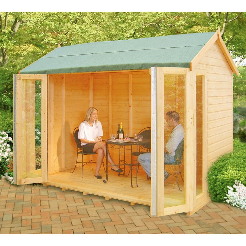 Shire Blenheim Summerhouse w/Bi-Fold Doors - All Sizes
