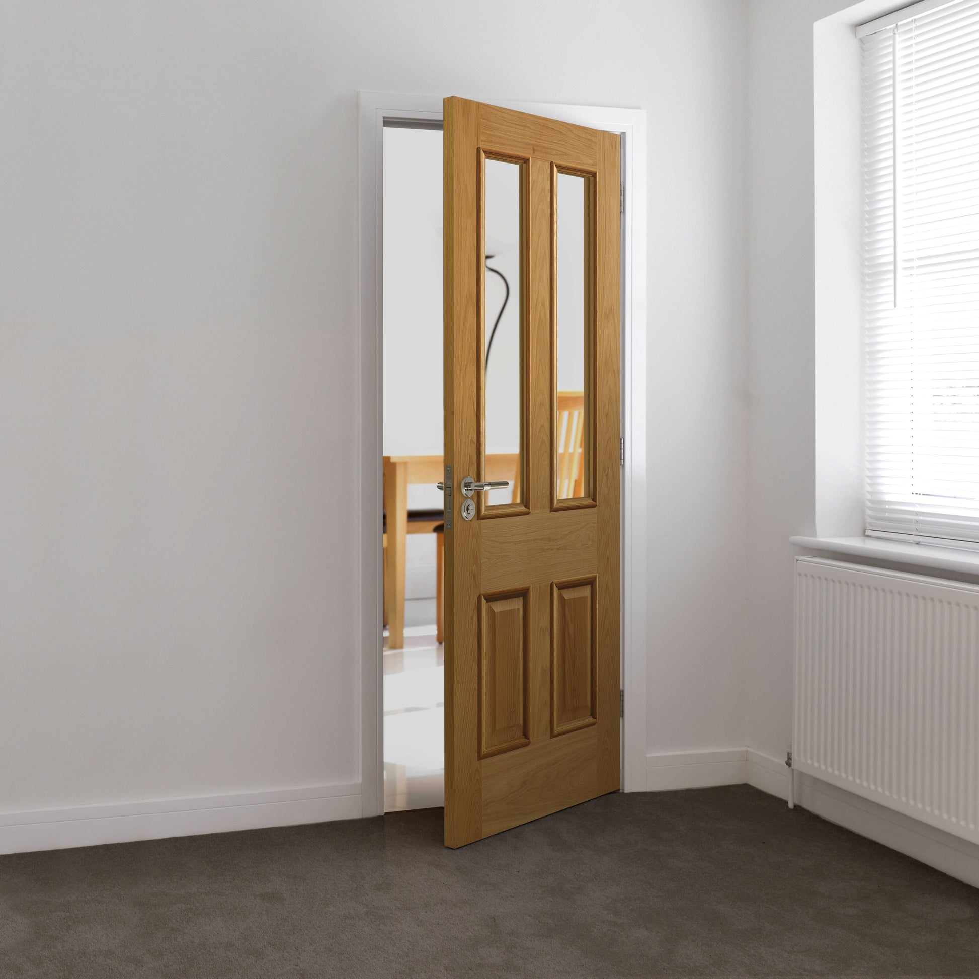 Image for JB Kind Traditional E14-2Vmn Oak Unfinished Internal Door