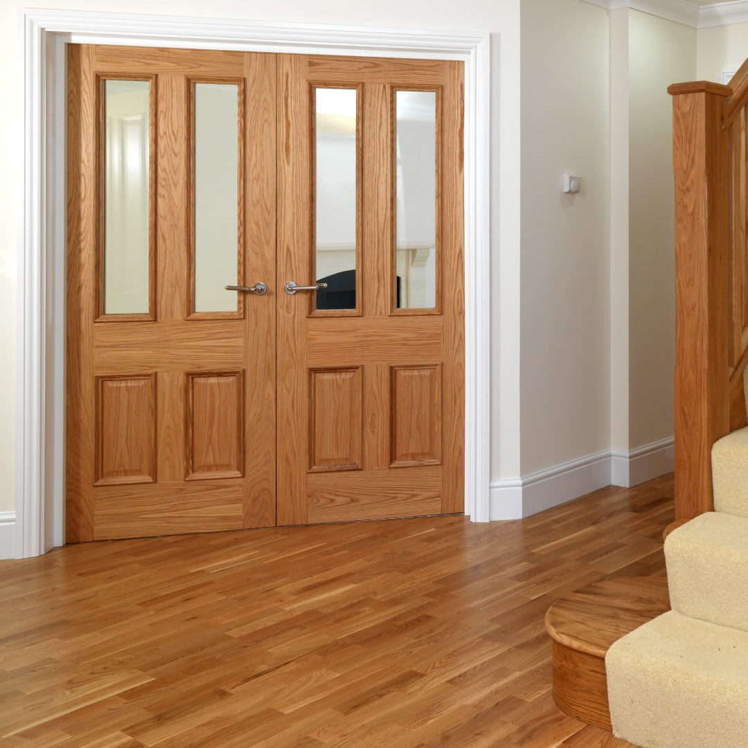 Image for JB Kind Traditional E14-2Vmn Oak Unfinished Internal Door