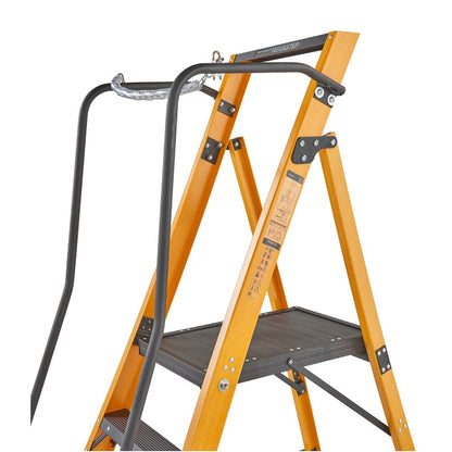 Werner 4 Tread Megastep Ladder with Handrails - EN 131