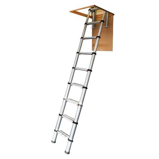 Image for Youngman Telescopic Loft Ladder with Automatic Locking System - 2.9m