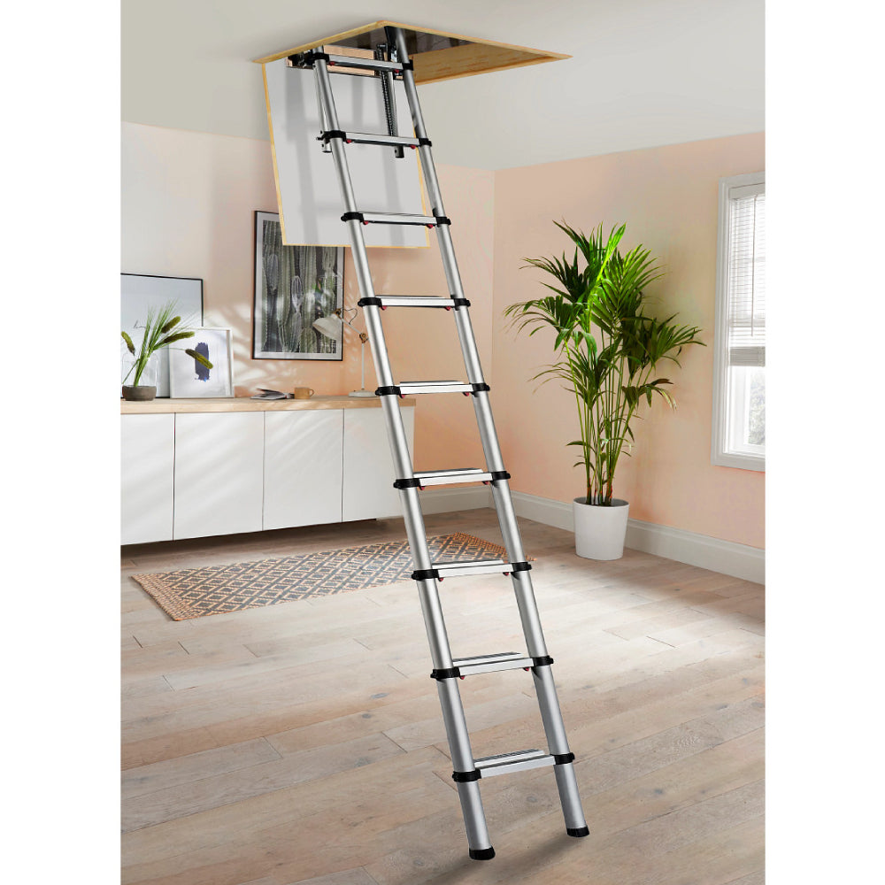 Werner Telescopic Loft Ladder with Automatic Locking System - 2.9m