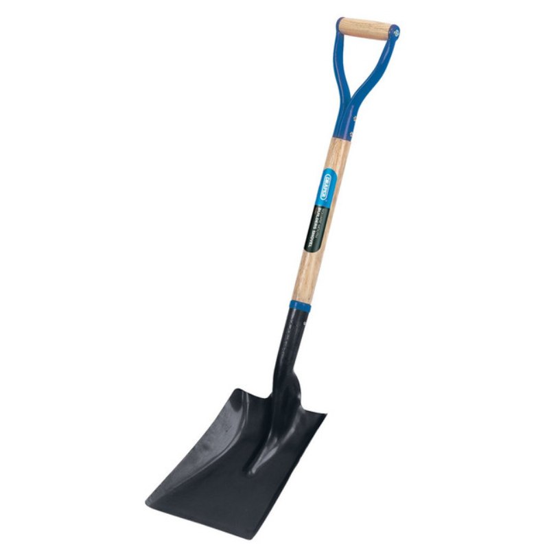 Hardwood Shafted Square Mouth Builders Shovel