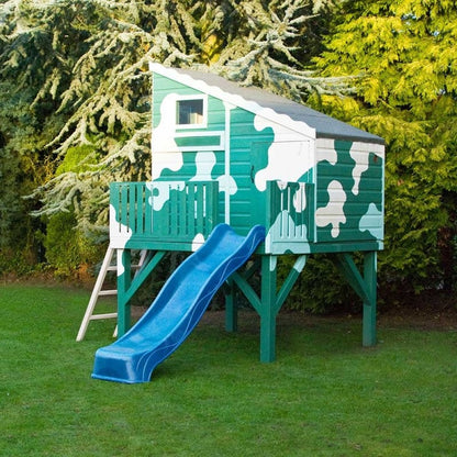 Shire 6 x 4 Command Post Playhouse w/ Platform and Slide