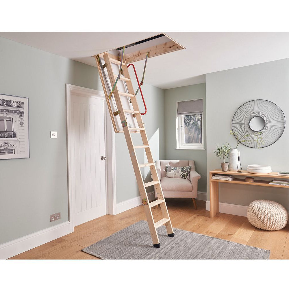 Werner Eco S Line Loft Ladder with Insulated Draught Proof Hatch