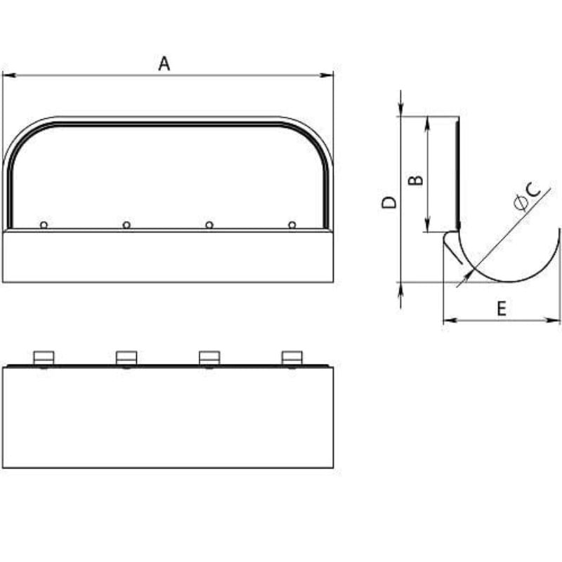 Roofart Straight Overflow Protector - Full Range