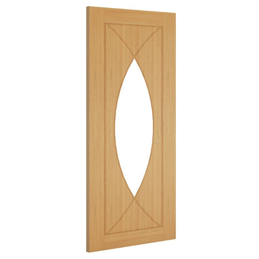 Deanta Amalfi Prefinished Oak Glazed Internal Door - 1981 x 838 x 35mm